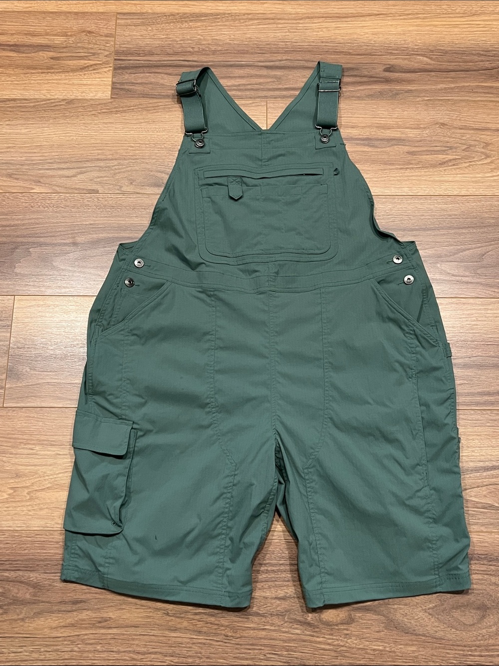 Duluth Heirloom Gardening Overalls Shortalls in Green Size XXL